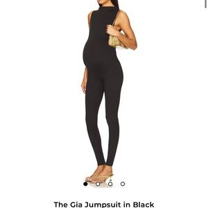 Chic Black Maternity Jumpsuit